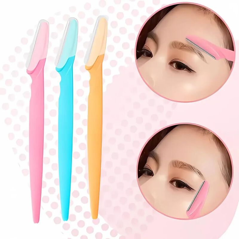 10 Sets 3 Piezas Perfilador Para Cejas Navaja image number null
