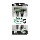 M&aacute;quina De Afeitar Desechable Schick Xtreme 5 Sensitive, 2 Unidades