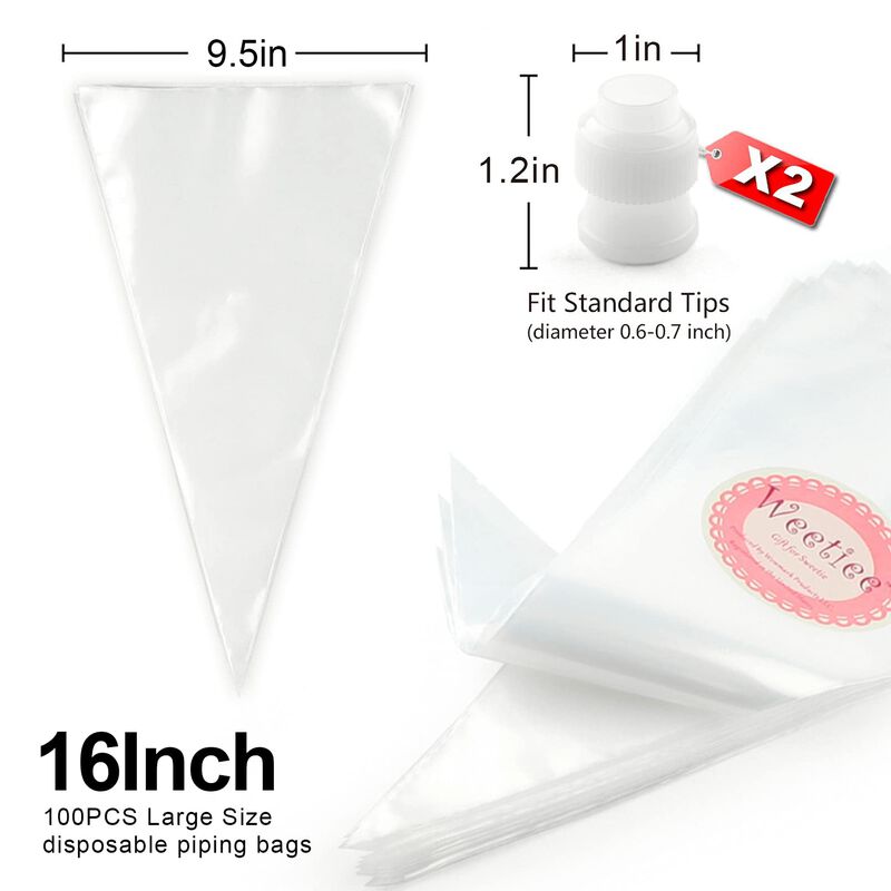 Mangas Pasteleras Weetiee 41cm 100 Unidades image number null