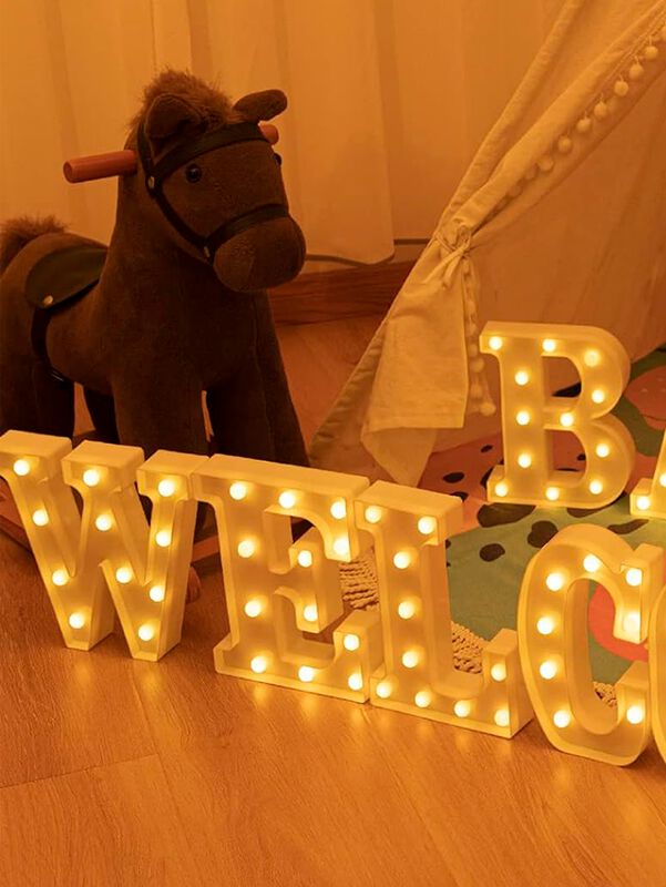 Letra Decorativa Led Blanca Bluelander image number null