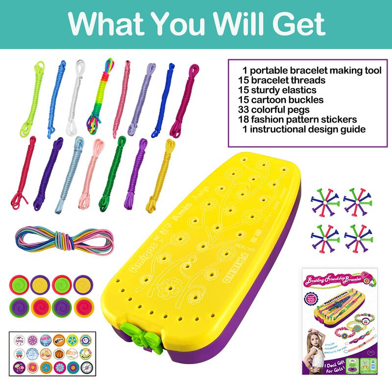 Kit Para Hacer Pulseras Topdiaos Friendship Gir... image number null