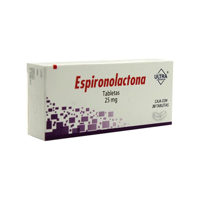 Espironolactona 25 Mg 30 Tableta(s) image number null