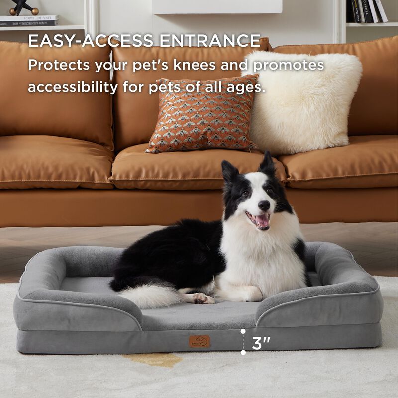 Cama Ortop&eacute;dica Para Perros Grandes Con Funda L... image number null