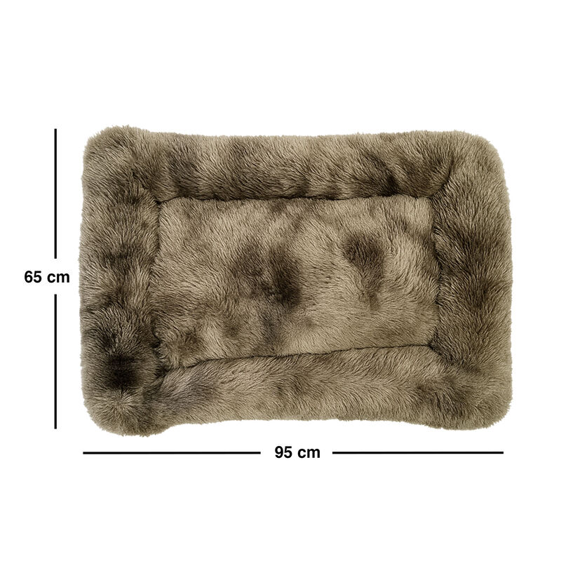 Cama de perro pelo alto Grande 95cm X 65 cm image number null