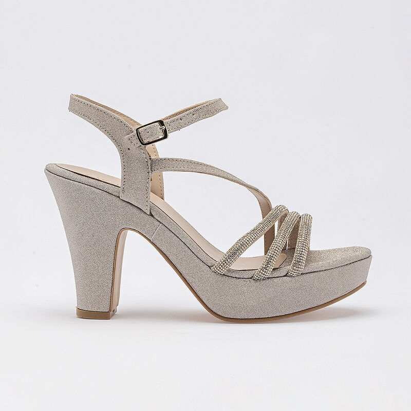 Stella zapatilla abierta para mujer dorado cod ... image number null