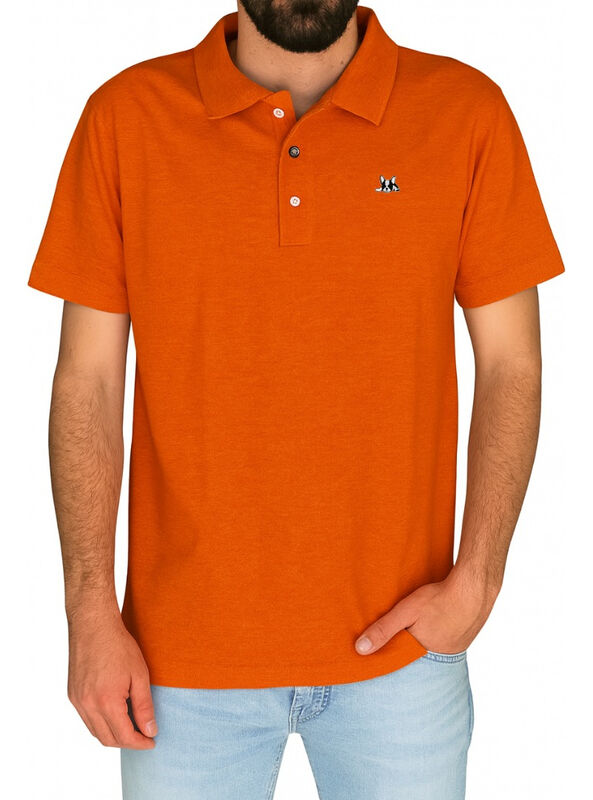 Playera Polo de Algod&oacute;n Manga Corta Casual para... image number null
