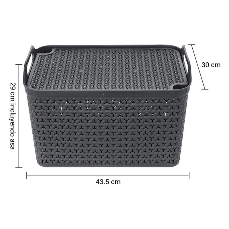 Cesta Organizadora de Almacenamiento  Grande image number null