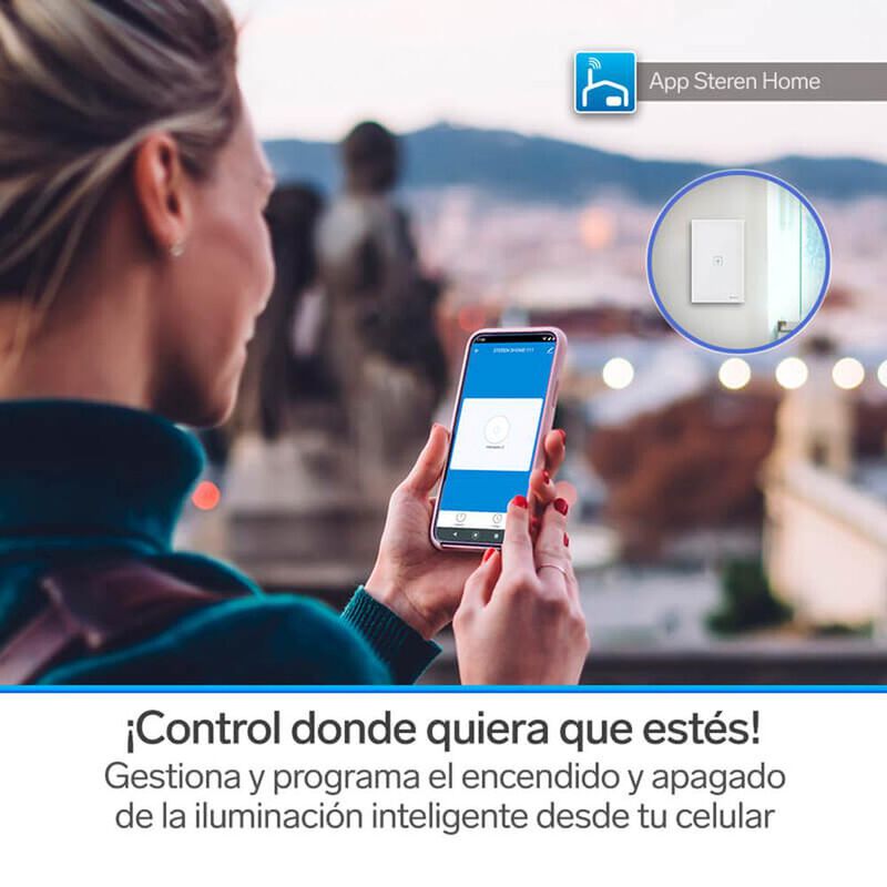 Apagador Touch Wi-fi, Sencillo | Shome-111 image number null