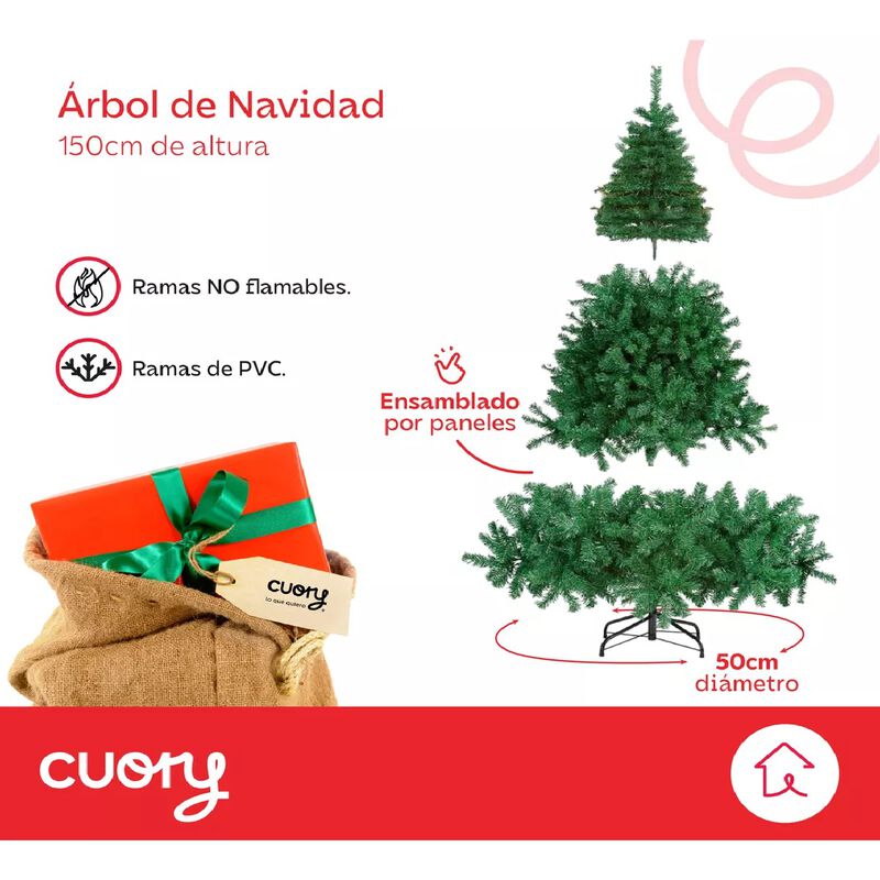 Árbol de Navidad Artificial 1.50 m image number null