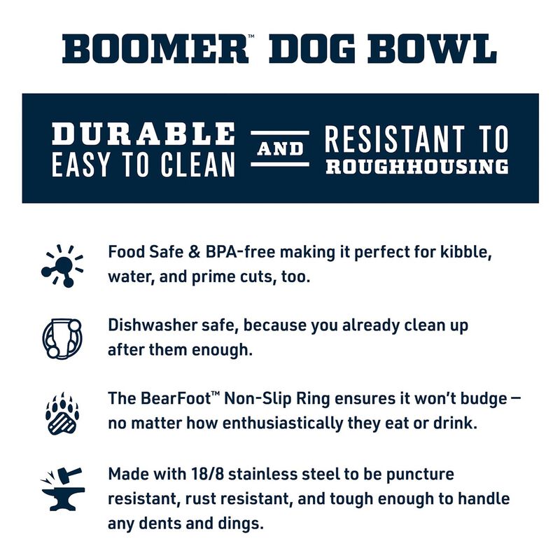 Cuenco Para Perros Yeti Boomer 4 De Acero Inoxi... image number null