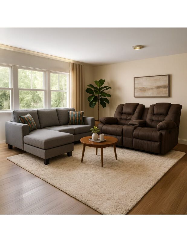 Set Sala Estancia: Sala Modular Caprice Gris + ... image number null