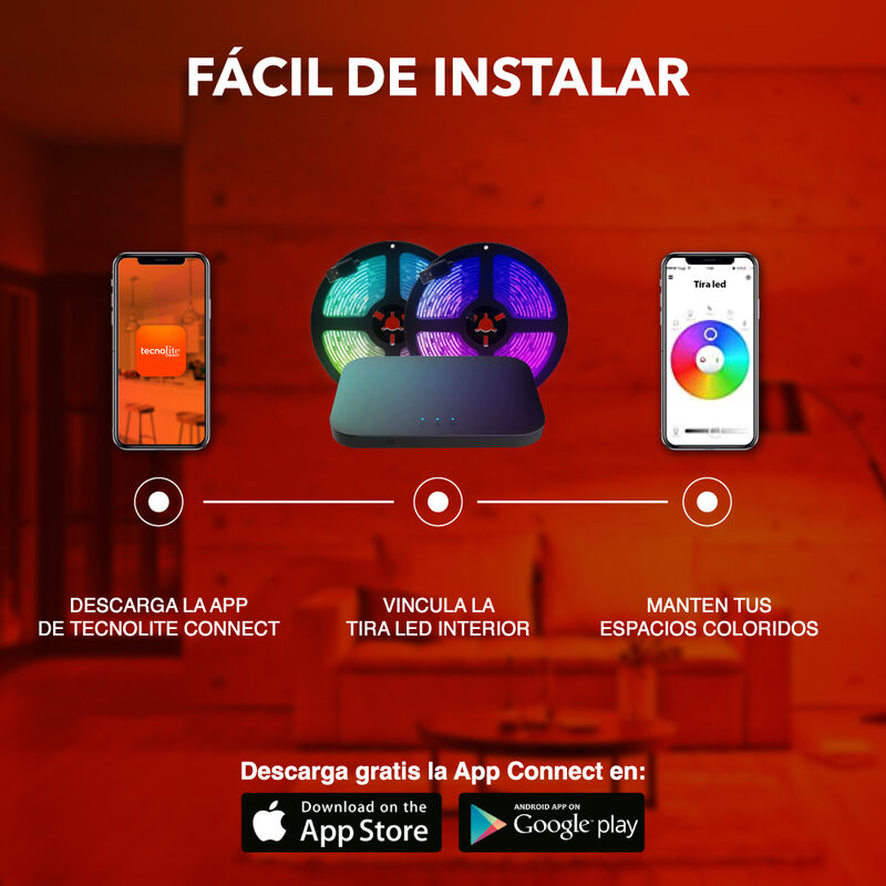 Kit Tira LED para TV Inmersión Inteligente Wi-F... image number null