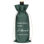 Bolsa De Vino Yuanhao Gris 33 cm &ndash; Regalo De Jubilaci&oacute;n