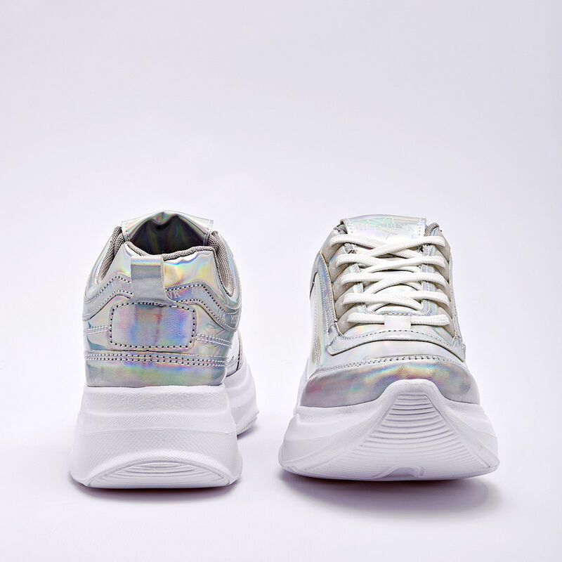 Miss Pink Tenis urbano para mujer plata image number null