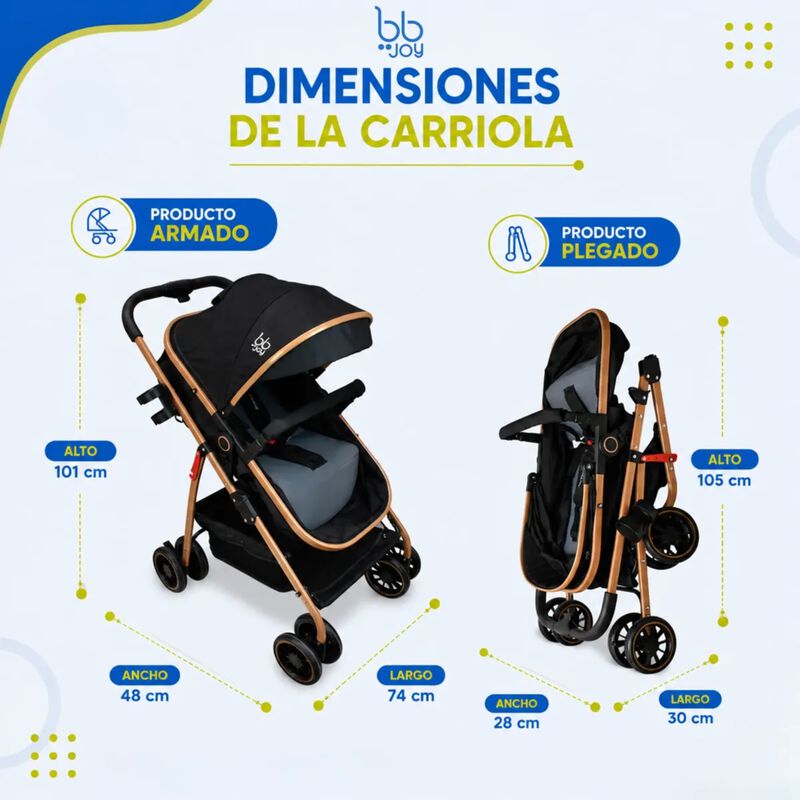 Carriola Shany Para Beb&eacute; Con Travel System Vers... image number null