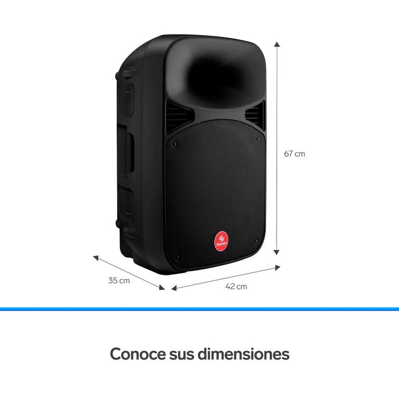Bafle Profesional Bluetooth De 15 , 2800 W Pmpo... image number null