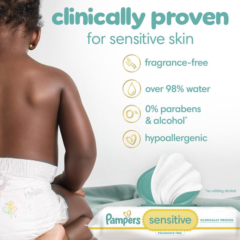 Toallitas Para Beb&eacute; Pampers Sensitive Hipoalerg... image number null