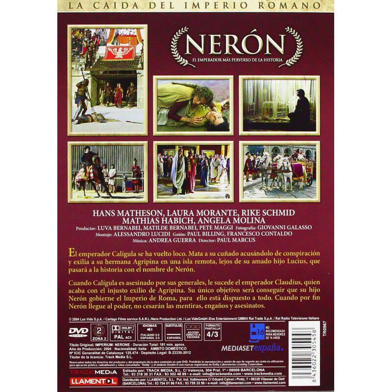 Ner&oacute;n [dvd] (2004) Imperio: Ner&oacute;n image number null