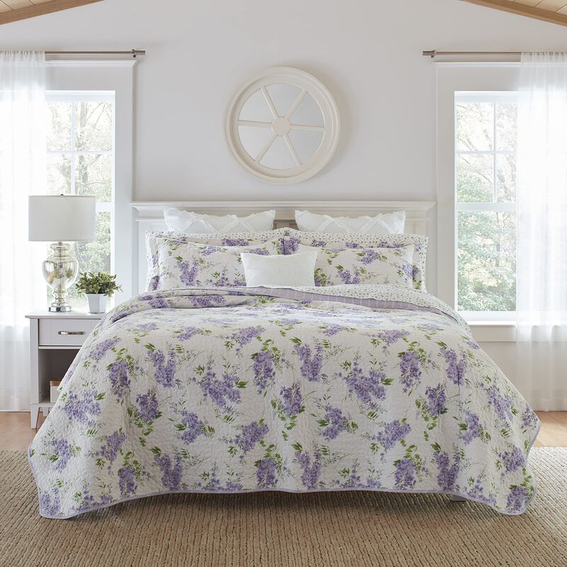 Juego De Colcha Laura Ashley Keighley, Reversib... image number null