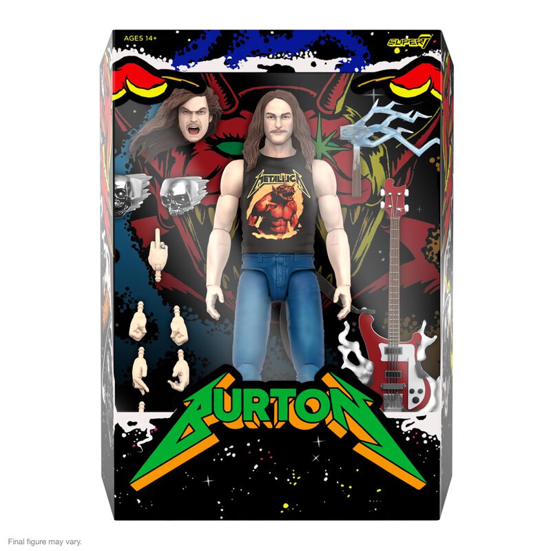 Figura De Acci&oacute;n Super7 Ultimates! Cliff Burton... image number null