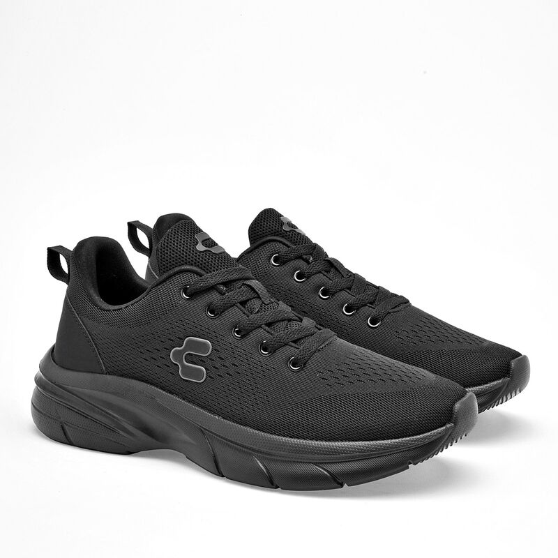 Charly Tenis urbano para hombre. Negro, walking image number null