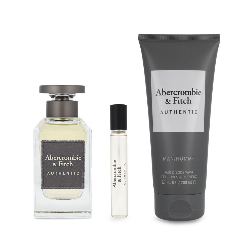 Set Abercrombie And Fitch Authentic 3Pzs 100Ml ... image number null