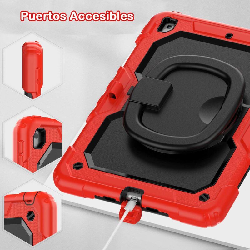 Funda Tekku Handled Uso Rudo Para Ipad 9 Ipad 8... image number null