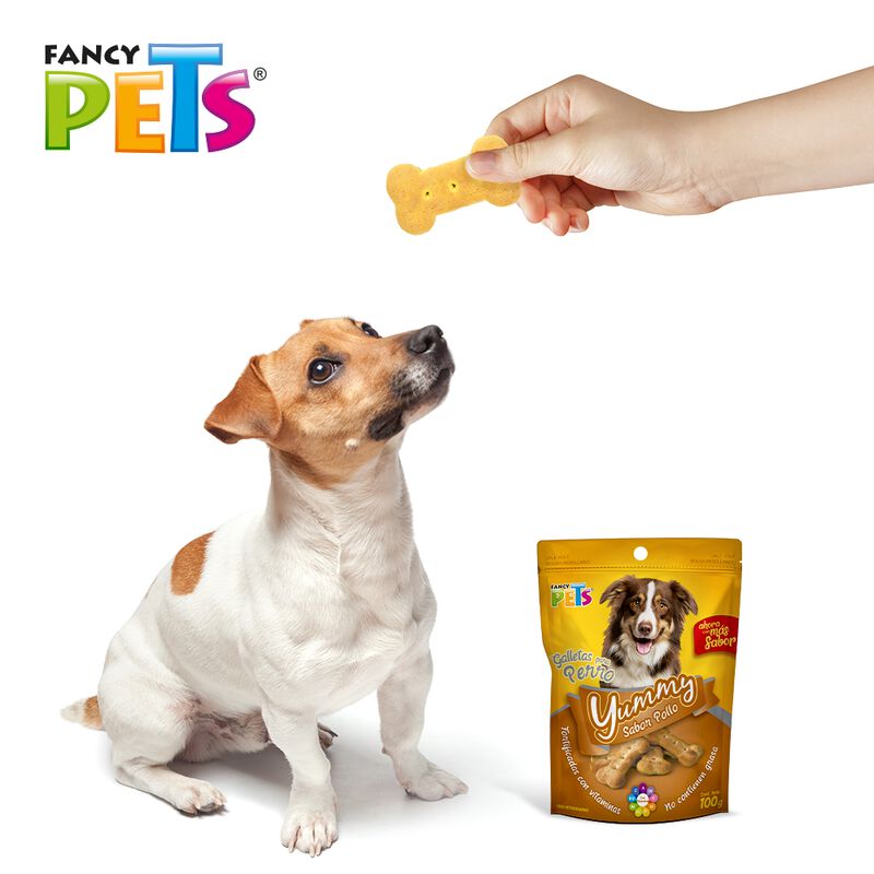 Fancy Pets Yummy Galletas Sabor Pollo Para Perr... image number null