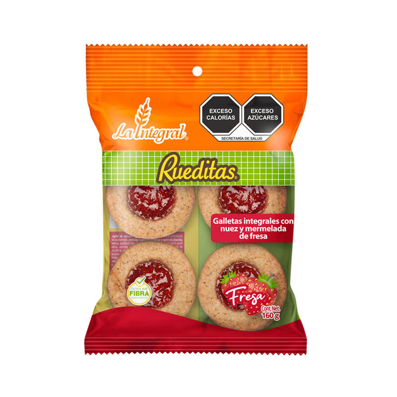 GALLETAS NUEZ CON FRESA LA INTEGRAL 160 image number null