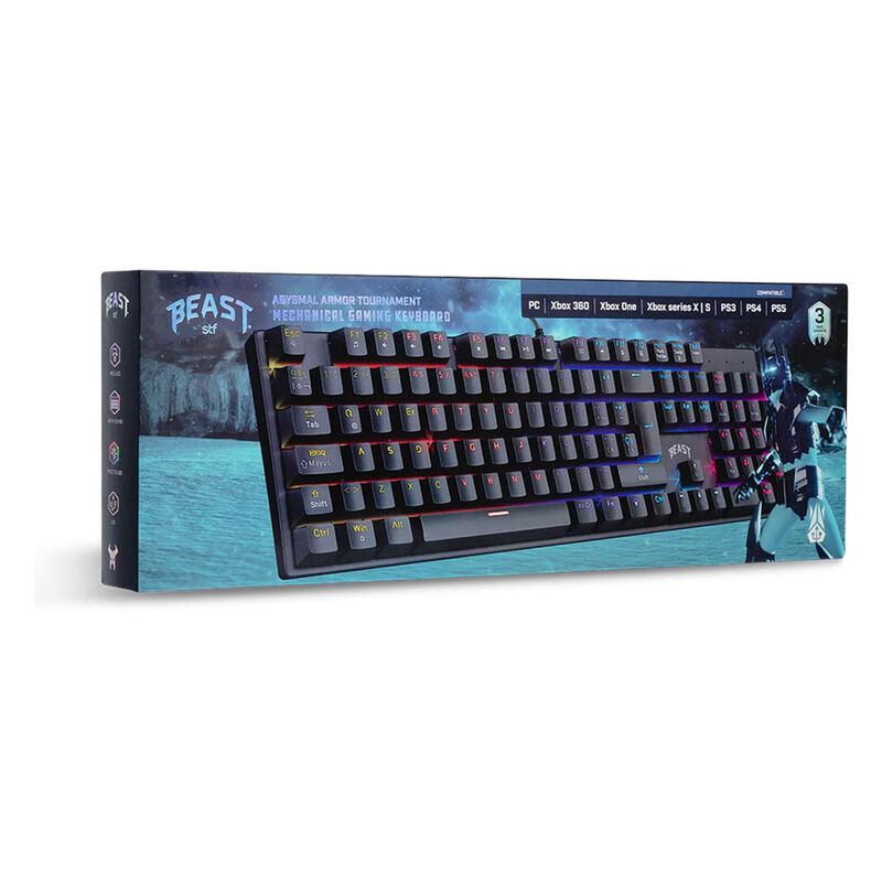 Stf Beast Stg-a16826 Teclado Gamer Armor Tourna... image number null