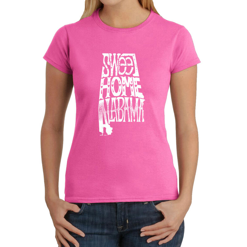 Camiseta Word Art Para Mujer - Sweet Home Alaba... image number null