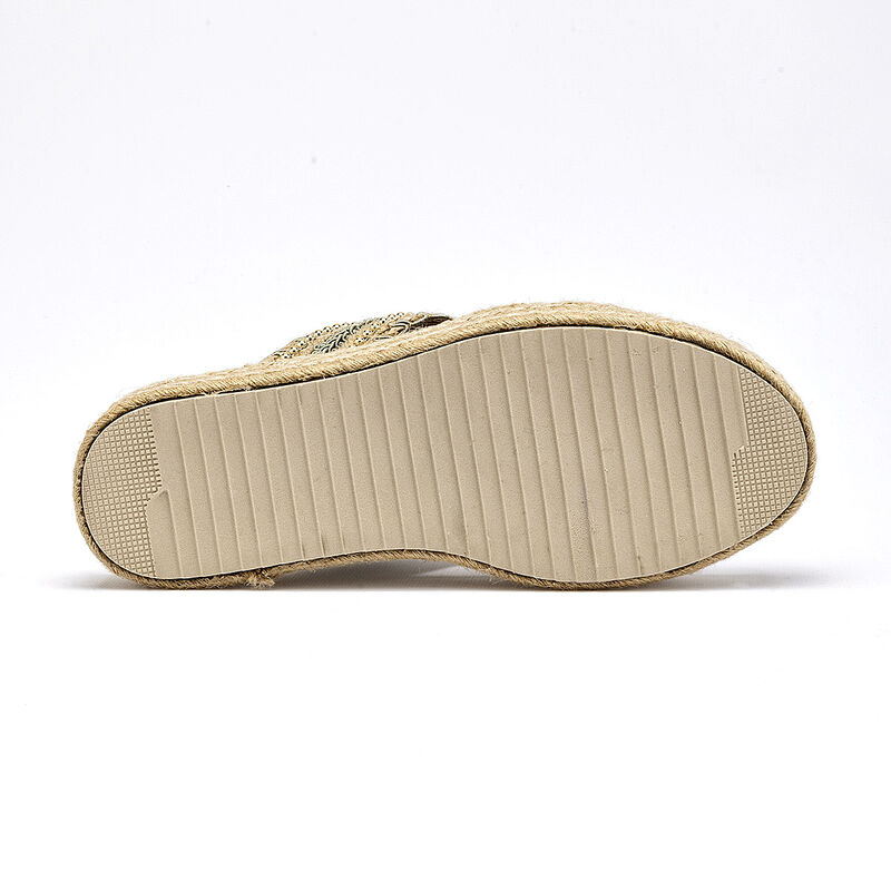 Lady One sandalia plataforma para mujer beige v... image number null