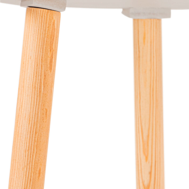 Mesa Infantil de Madera Circular para Niños-Gri... image number null