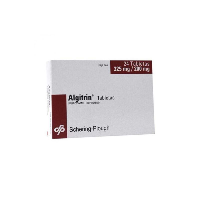 Algitrin 325mg/200mg caja con 24 tabletas image number null