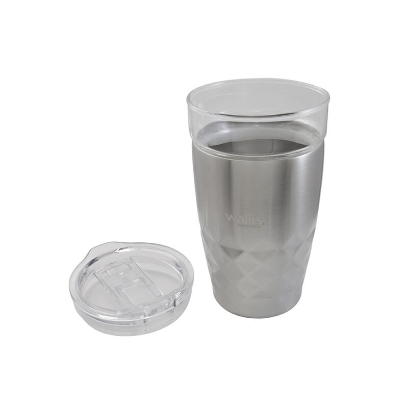 Termo 350 Ml Acero Protector Deslizante Platead... image number null