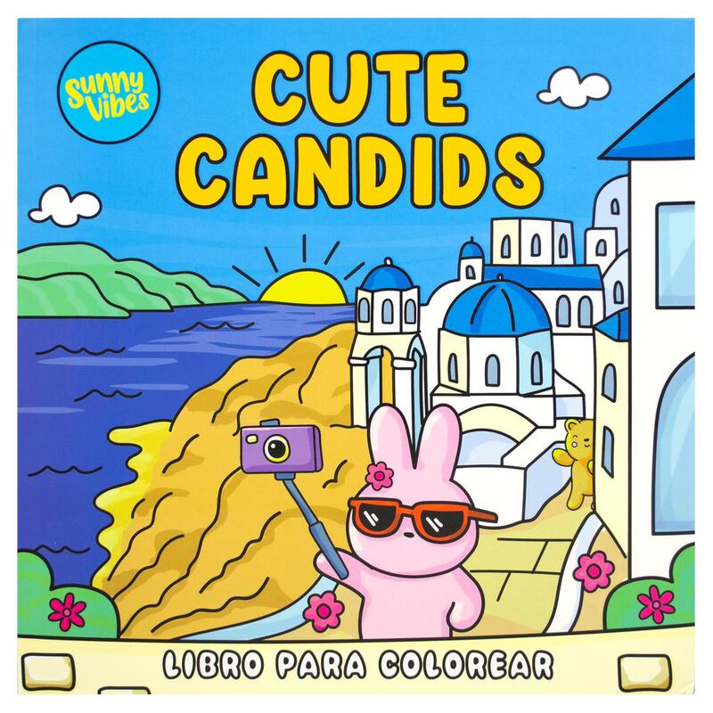 Libro Para Colorear: Sunny Vibes: Cute Candids,... image number null