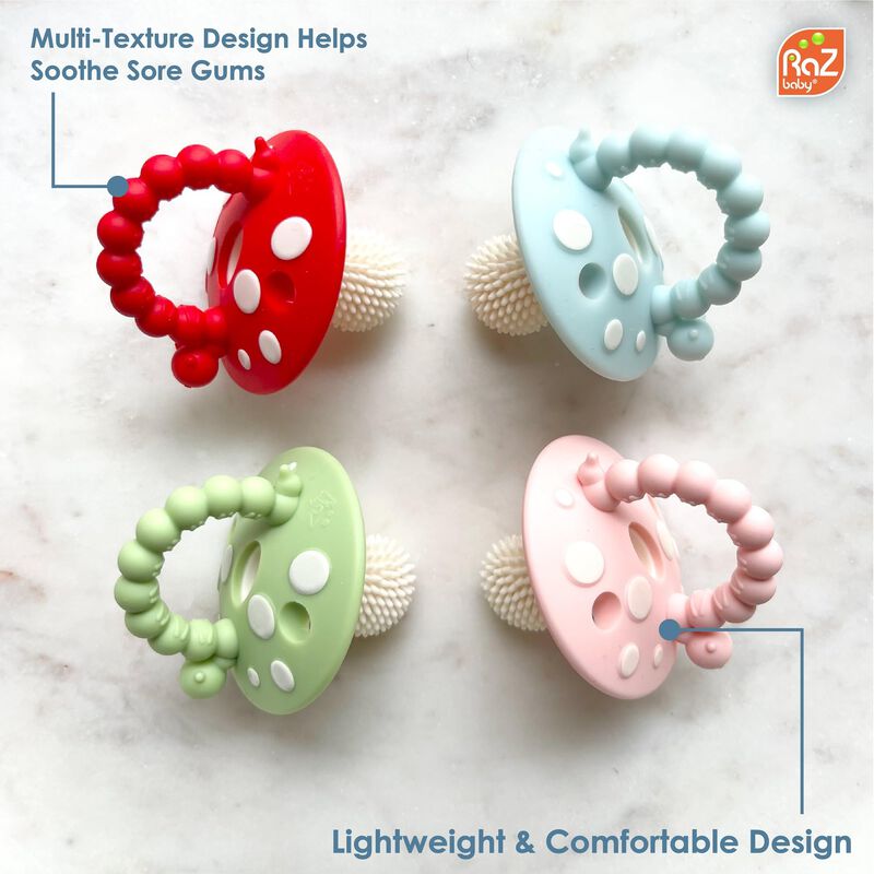 Teether Razbaby Chompy Para Beb&eacute;s Y Beb&eacute;s De M&aacute;... image number null