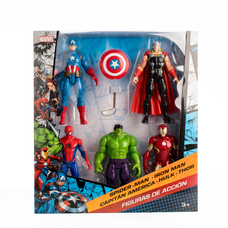 Figuras De Acci&oacute;n Capit&aacute;n Am&eacute;rica, Thor, Spider... image number null