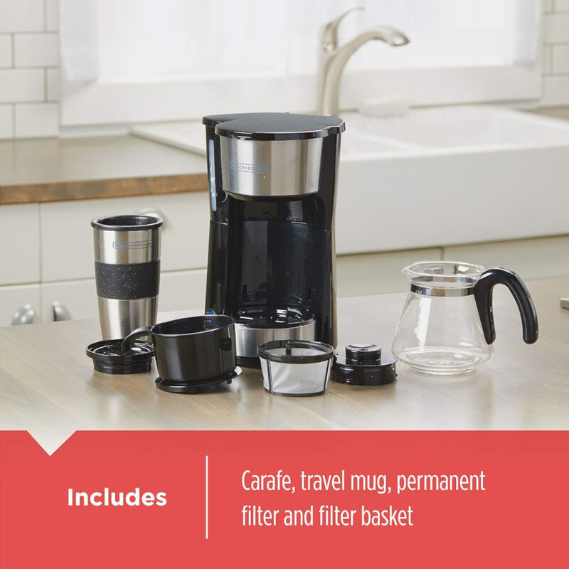 Cafetera Goteo Black+Decker con Termo 12oz Filt... image number null