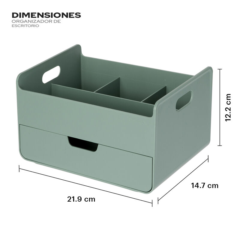 Combo Organizador Para Escritorio Verde image number null