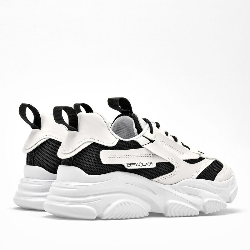 Been Class Tenis urbano para mujer blanco negro image number null