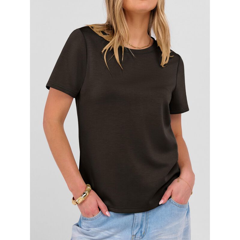 Camiseta ANRABESS Mujer Manga Corta Antiarrugas image number null