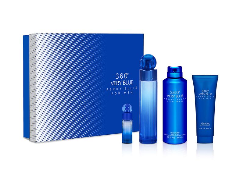 Set De Regalo Perfume Perry Ellis 360 Very Blue... image number null