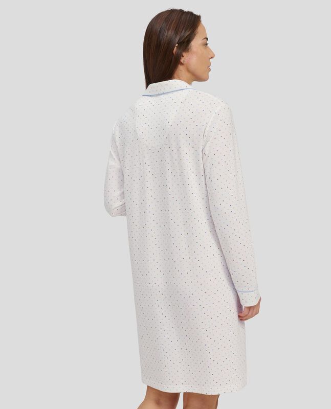 Camis&oacute;n de Corazones con Botones Celeste image number null