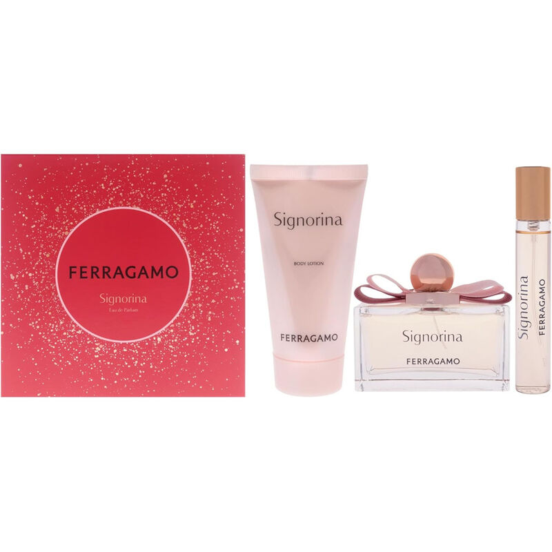 Set Ferragamo Signorina 3pzs 100ml Edp Spray/bo... image number null