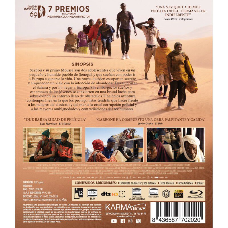 Yo Capit&aacute;n [blu-ray] (2023) Io Capitano image number null