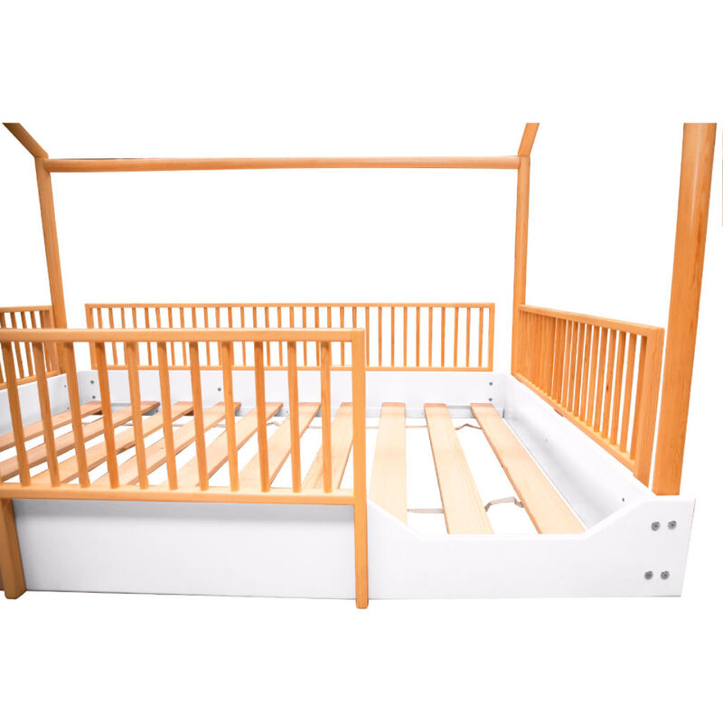 Matrimonial - Cama Casa Montessori de Madera Du... image number null