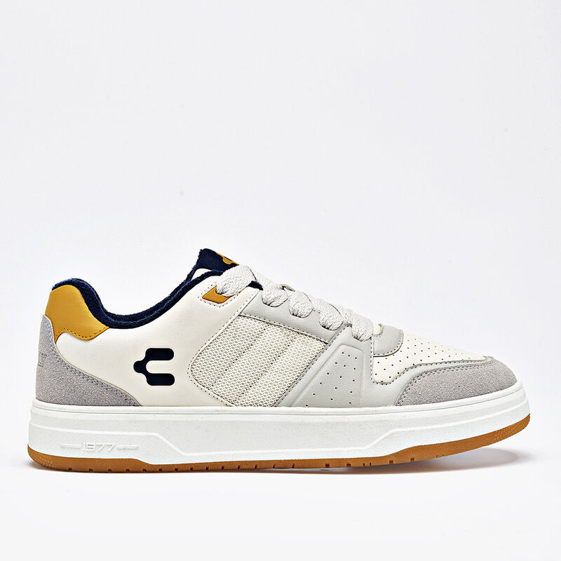 Charly tenis  para hombre beige gris amarillo c... image number null