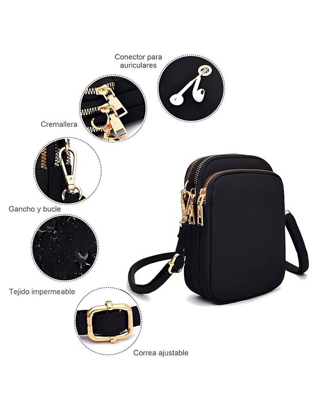 Bolsa Bandolera Pink Brule Crosschic Para Mujer image number null