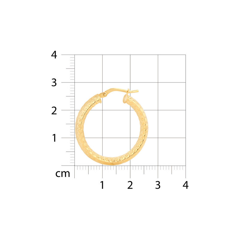 Arracadas De Oro Amarillo 14k (20mm Aprox) image number null